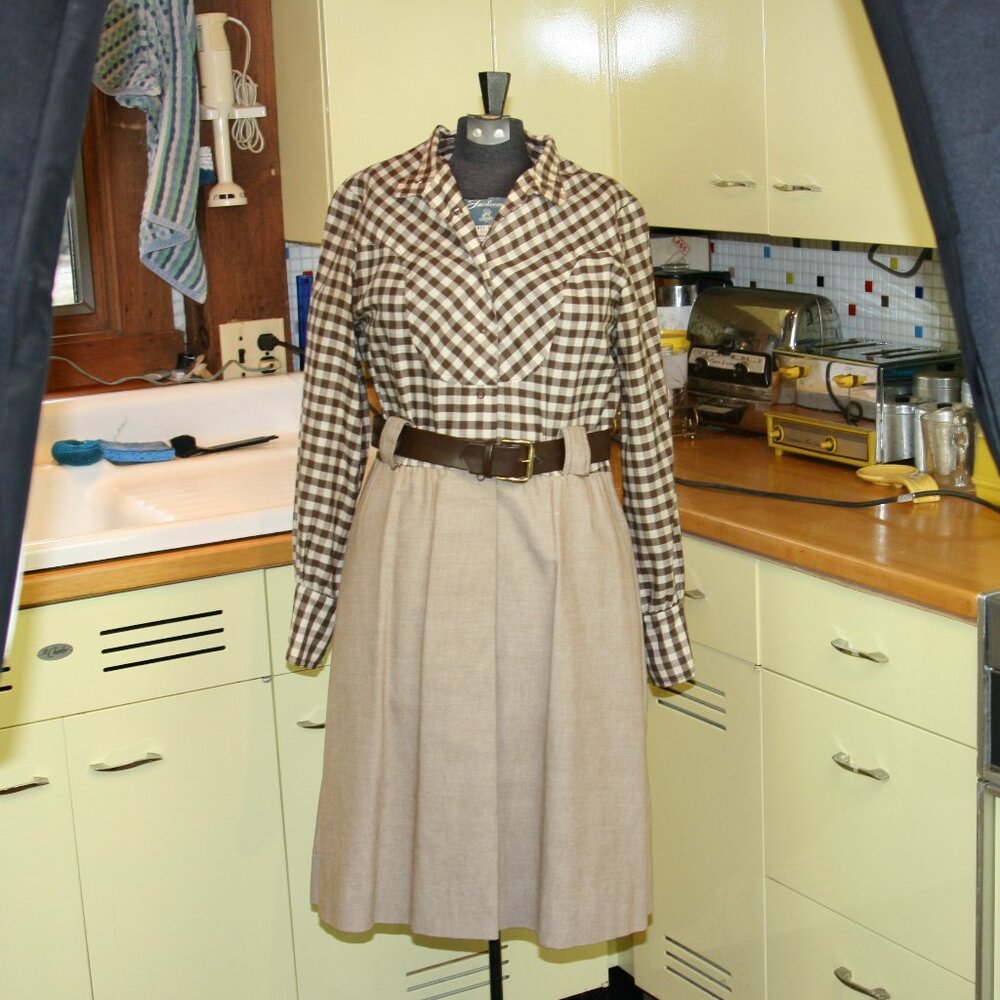 Vintage Novis Denne Western Style Dress